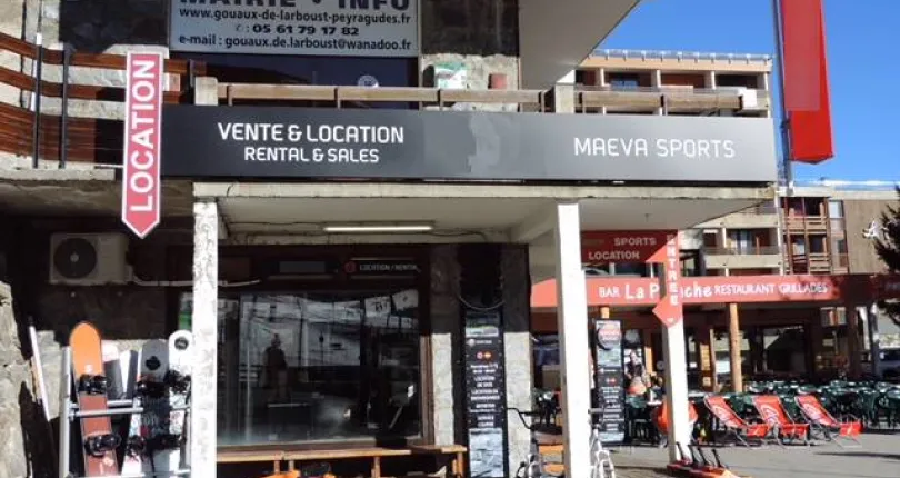 Photo du magasin Maeva Sports à Peyragudes Les Agudes